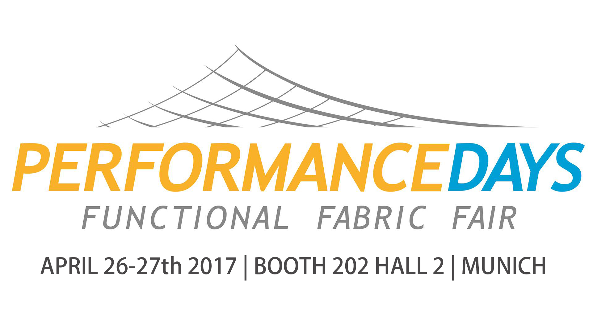 FUNCTIONAL FABRIC SHOW- PERFORMANCE DAYS MUNICH APR 26-27th 2017